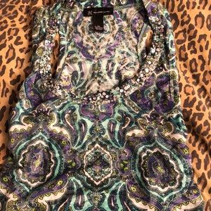 INC Concepts International racer back w/bling